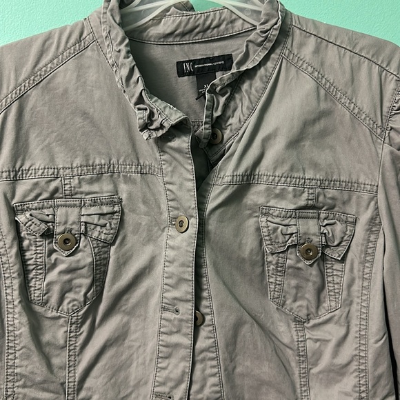 I.N.C Ruffled Jacket - Picture 4 of 5